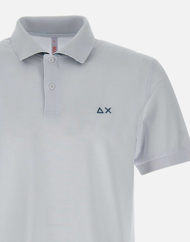 "Print under collar polo shirt" A35115 01 SUN68 