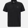 "Print under collar polo shirt" A35115 11 SUN68 