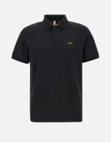 "Print under collar polo shirt" A35115 11 SUN68 