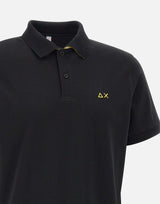 "Print under collar polo shirt" A35115 11 SUN68 