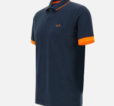 "Stripe Fluo polo" A35120 07 SUN68 