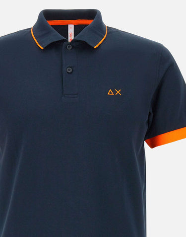 "Stripe Fluo polo" A35120 07 SUN68 