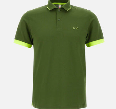 "Stripe Fluo polo" A35120 37 SUN68 