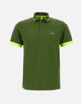 "Stripe Fluo polo" A35120 37 SUN68 