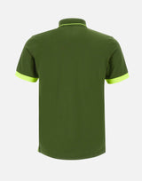 "Stripe Fluo polo" A35120 37 SUN68 