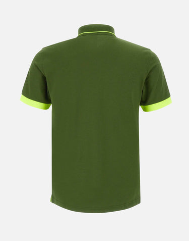"Stripe Fluo polo" A35120 37 SUN68 