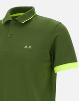 "Stripe Fluo polo" A35120 37 SUN68 