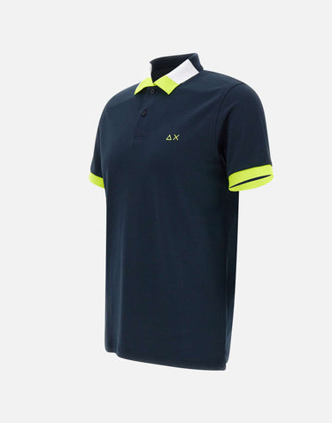 "Polo fluo multicolor" A35123 07 SUN68 