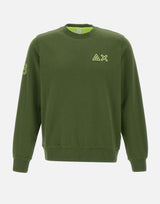 "Fluo fleece sweatshirt" F35115 37 SUN68 