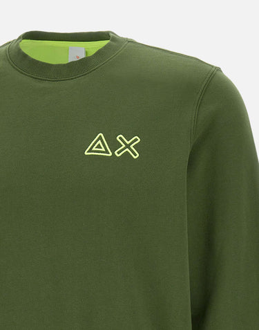 "Fluo fleece sweatshirt" F35115 37 SUN68 