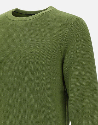 Maglia "Round vintage" in cotone K34118 37 SUN68 