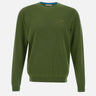 "Sweater elbow contrast color" K35110 37 SUN68 