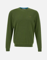 "Sweater elbow contrast color" K35110 37 SUN68 