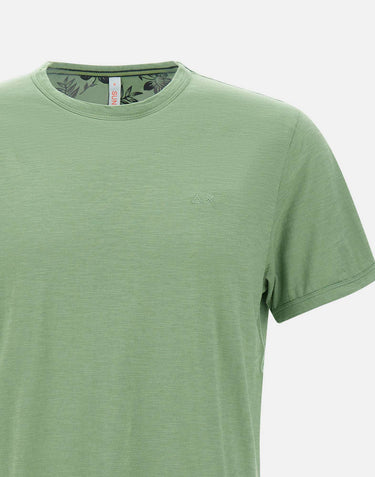 "Round bottom t-shirt" T35118 84 SUN68 