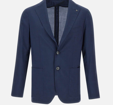 TAGLIATORE Blazer in lana e seta BLUE Uomo 