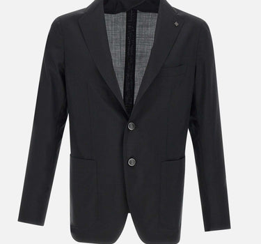 TAGLIATORE Blazer in lana e seta BLACK Uomo 