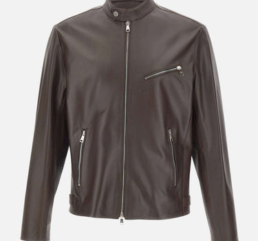 TAGLIATORE Giacca in pelle "Berry" BROWN Uomo 