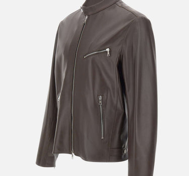 TAGLIATORE Giacca in pelle "Berry" BROWN Uomo 