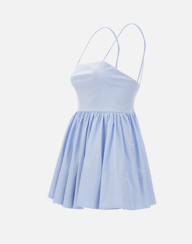 Mini abito "Carrie" TM190167A TNC200LTBLUEWHT THE ANDAMANE 