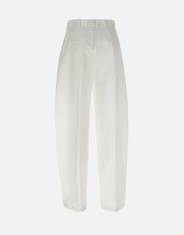 Pantaloni "Tracy" TM190471G TNC181WHITE THE ANDAMANE 