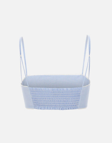 Top "Carrie" TM190917A TNC200LTBLUEWHT THE ANDAMANE 