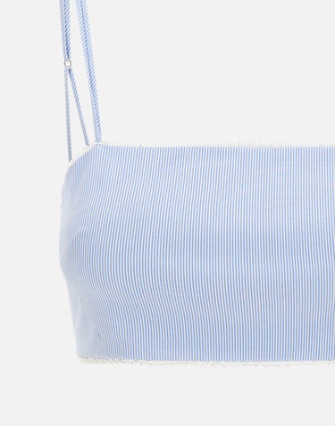 Top "Carrie" TM190917A TNC200LTBLUEWHT THE ANDAMANE 