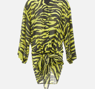 THE ATTICO Mini abito con stampa zebra MULTICOLOR Donna 
