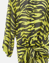 THE ATTICO Mini abito con stampa zebra MULTICOLOR Donna 