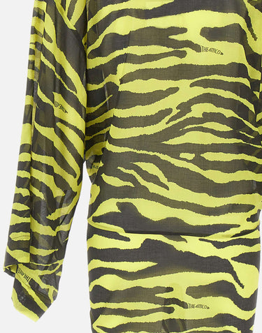 THE ATTICO Mini abito con stampa zebra MULTICOLOR Donna 