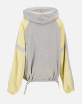 Giacca bomber bicolor in pile 260WCB00110 JJF007AA841 THE ATTICO 