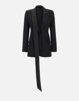 Giacca con foulard 260WCG00089 WWW065AA100 THE ATTICO 