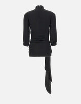 Blusa arricciata con fiocco 260WCI00030 AAS001AA100 THE ATTICO 