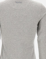 THE ATTICO Polo asimmetrica grigio melange GREY Donna 
