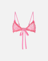 THE ATTICO Reggiseno in pizzo Pink Donna 