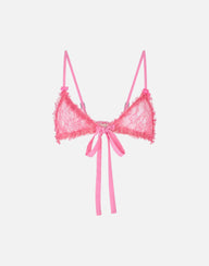 THE ATTICO Reggiseno in pizzo Pink Donna 