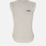 THE ATTICO Canotta con orlo a camicia WHITE Donna 