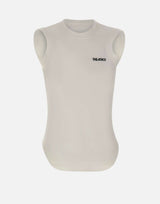 THE ATTICO Canotta con orlo a camicia WHITE Donna 