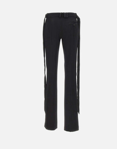 Pantaloni con cintura avvolgente 260WCP00285 WWW065AA100 THE ATTICO 