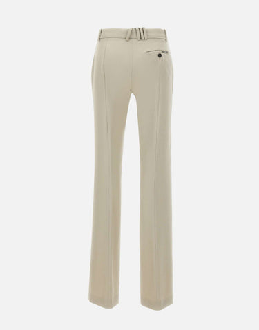 THE ATTICO Pantaloni sartoriali in lana BEIGE Donna 