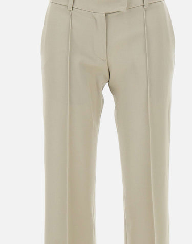 THE ATTICO Pantaloni sartoriali in lana BEIGE Donna 