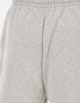 THE ATTICO Pantaloni corti felpati con orlo a contrasto GREY Donna 