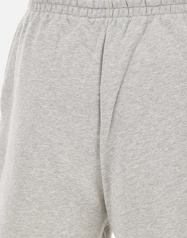 THE ATTICO Pantaloni corti felpati con orlo a contrasto GREY Donna 