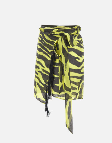 Pareo con stampa zebra 260WCR00139 CCC134PR166 THE ATTICO 
