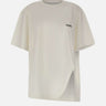 T-Shirt con spacco sagomato 260WCT00350 JJJ025AA001 THE ATTICO 