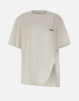 T-Shirt con spacco sagomato 260WCT00350 JJJ025AA001 THE ATTICO 