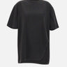 THE ATTICO T-Shirt con spacco sagomato BLACK Donna 