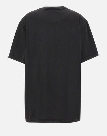 THE ATTICO T-Shirt con spacco sagomato BLACK Donna 