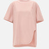 T-Shirt con spacco sagomato 260WCT00350 JJJ025PC093 THE ATTICO 