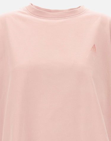 THE ATTICO T-Shirt con spacco sagomato Pink Donna 