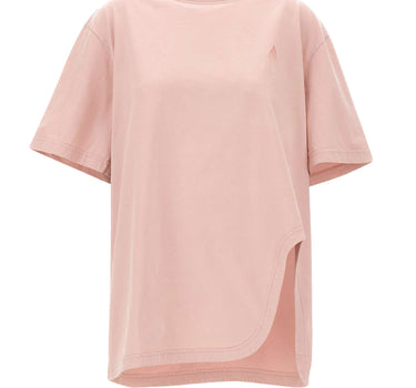 THE ATTICO T-Shirt con spacco sagomato Pink Donna 